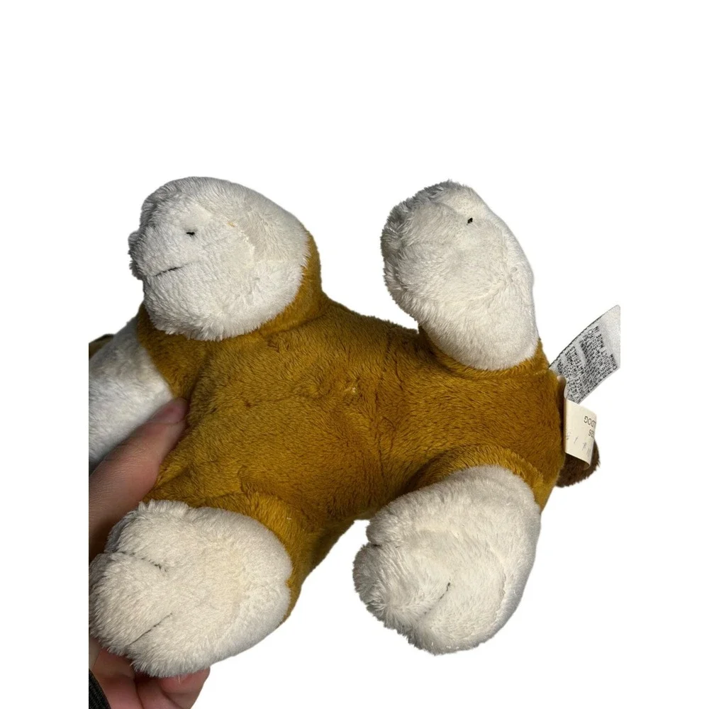 Webkinz Ganz Bulldog HM126 Plush Animal‎ Brow/White Stuffed Dog NO CODE Retired